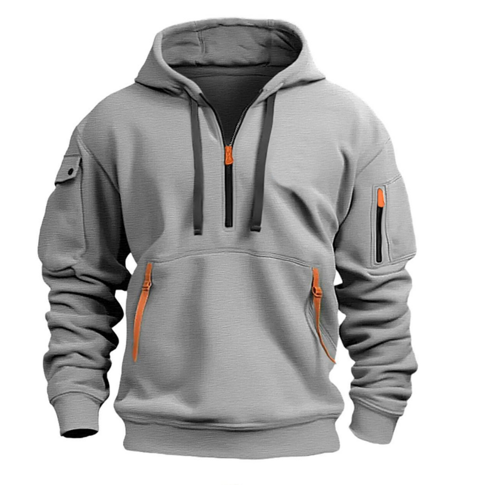 Marco | Casual Sportieve Half Zip Hoodie