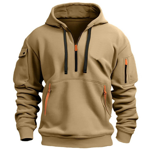 Marco | Casual Sportieve Half Zip Hoodie