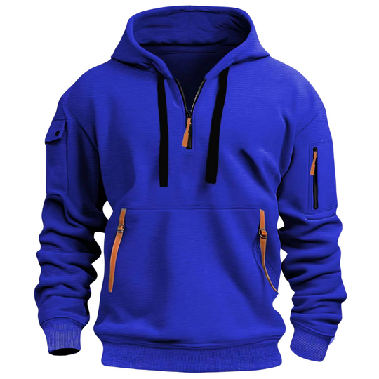 Marco | Casual Sportieve Half Zip Hoodie
