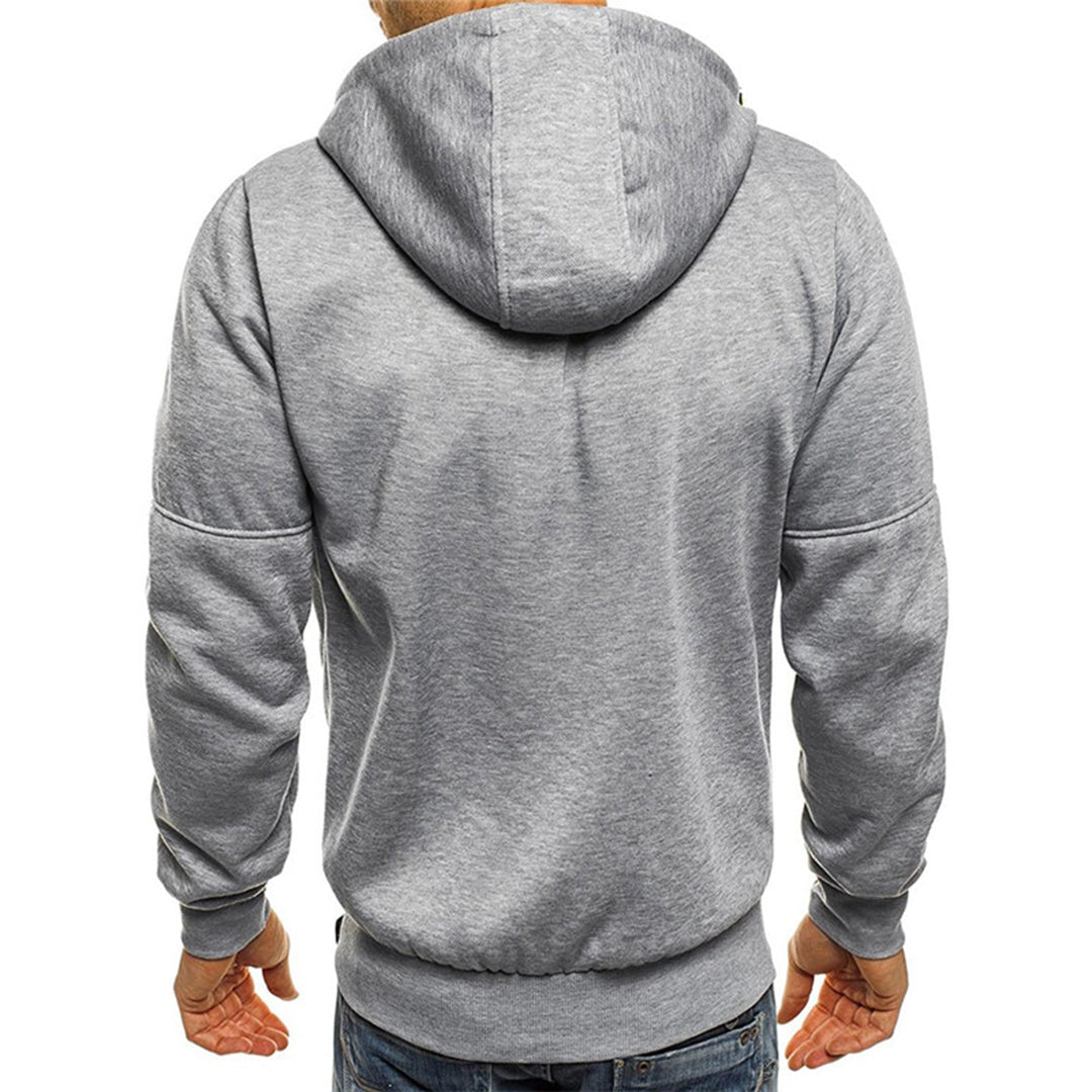 Heren Trui Met Rits Capuchon Sportief Comfortabel