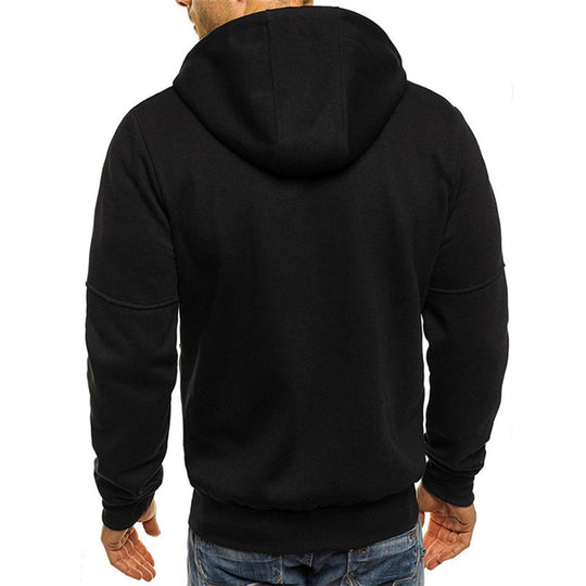 Heren Trui Met Rits Capuchon Sportief Comfortabel