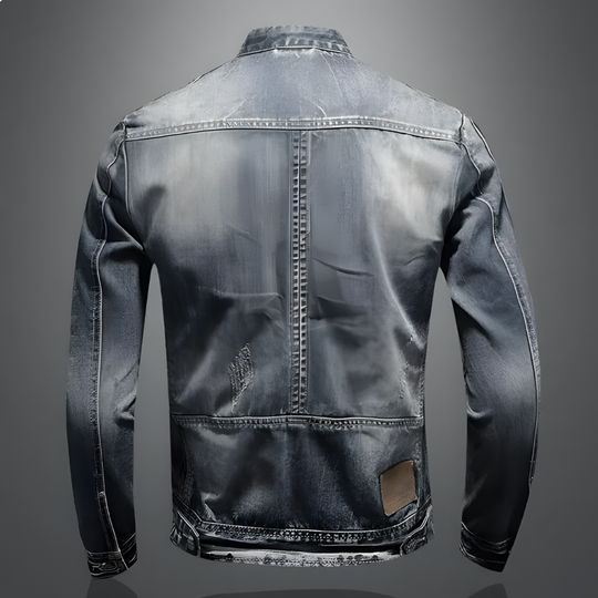 Alessandro | Casual Vintage Spijker Bikerjack