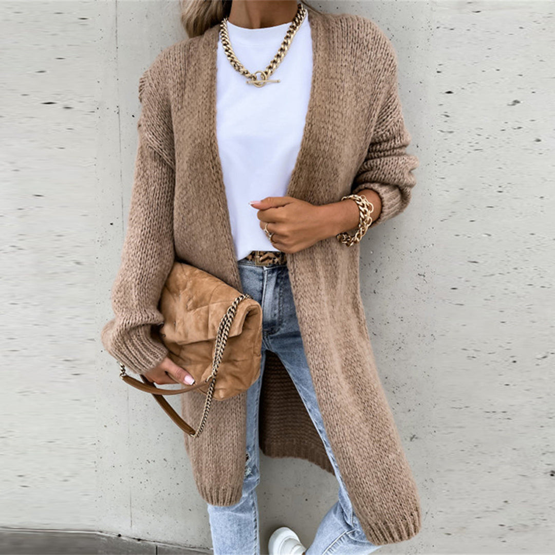 Dames Cardigan Gebreid Los Comfortabel