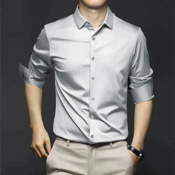 Enzo - Kreukvrij Stretch Overhemd Slim Fit Heren