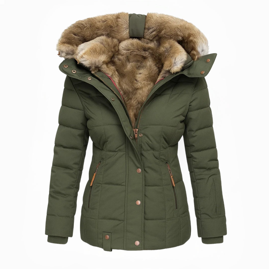 Grace | Elegante Lange Warme Winterjas