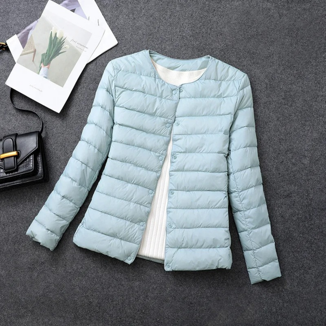 Suzanne - Elegante Gewatteerde Winterjas