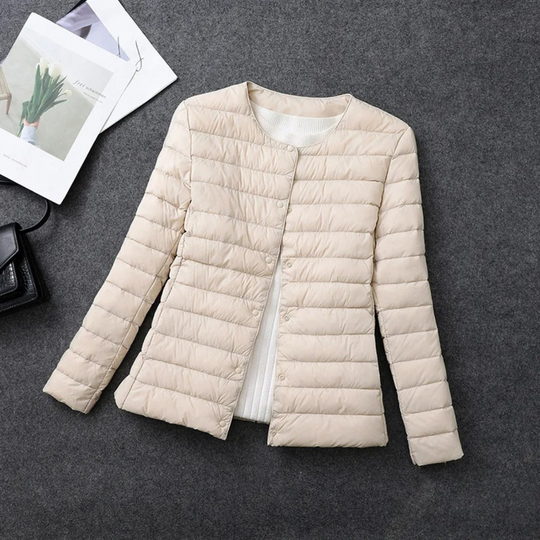 Suzanne - Elegante Gewatteerde Winterjas