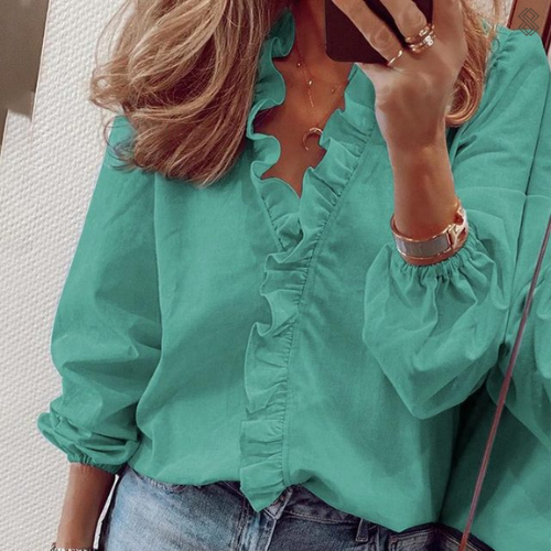 Maëlle – Zomerse Linnen Blouse Voor Een Luchtige Uitstraling