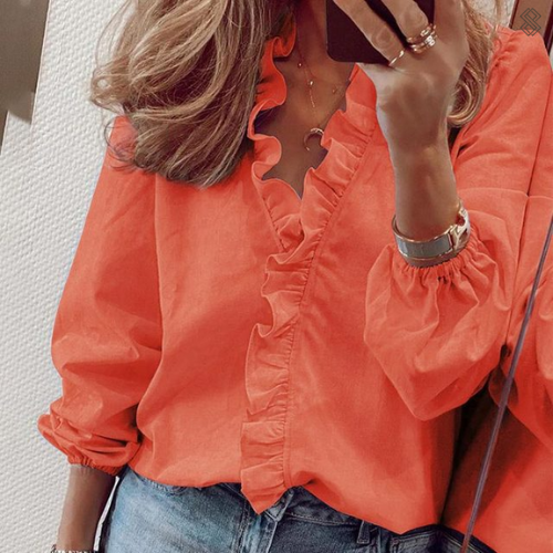 Maëlle – Zomerse Linnen Blouse Voor Een Luchtige Uitstraling