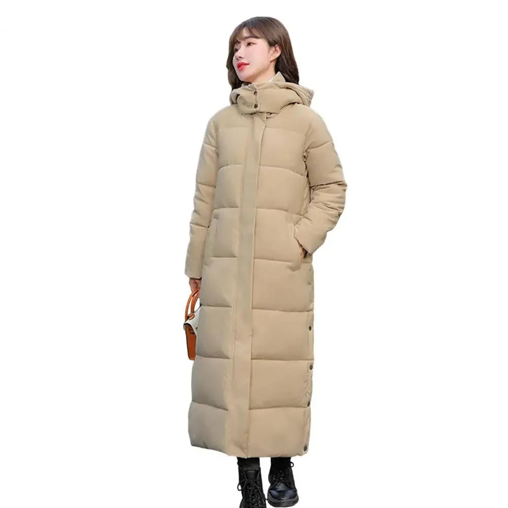 Diana - Elegante Maxi Gewatteerde Winterjas