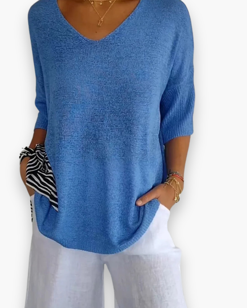 Comfortabele zomertop voor dames | Ontspannen en luchtig