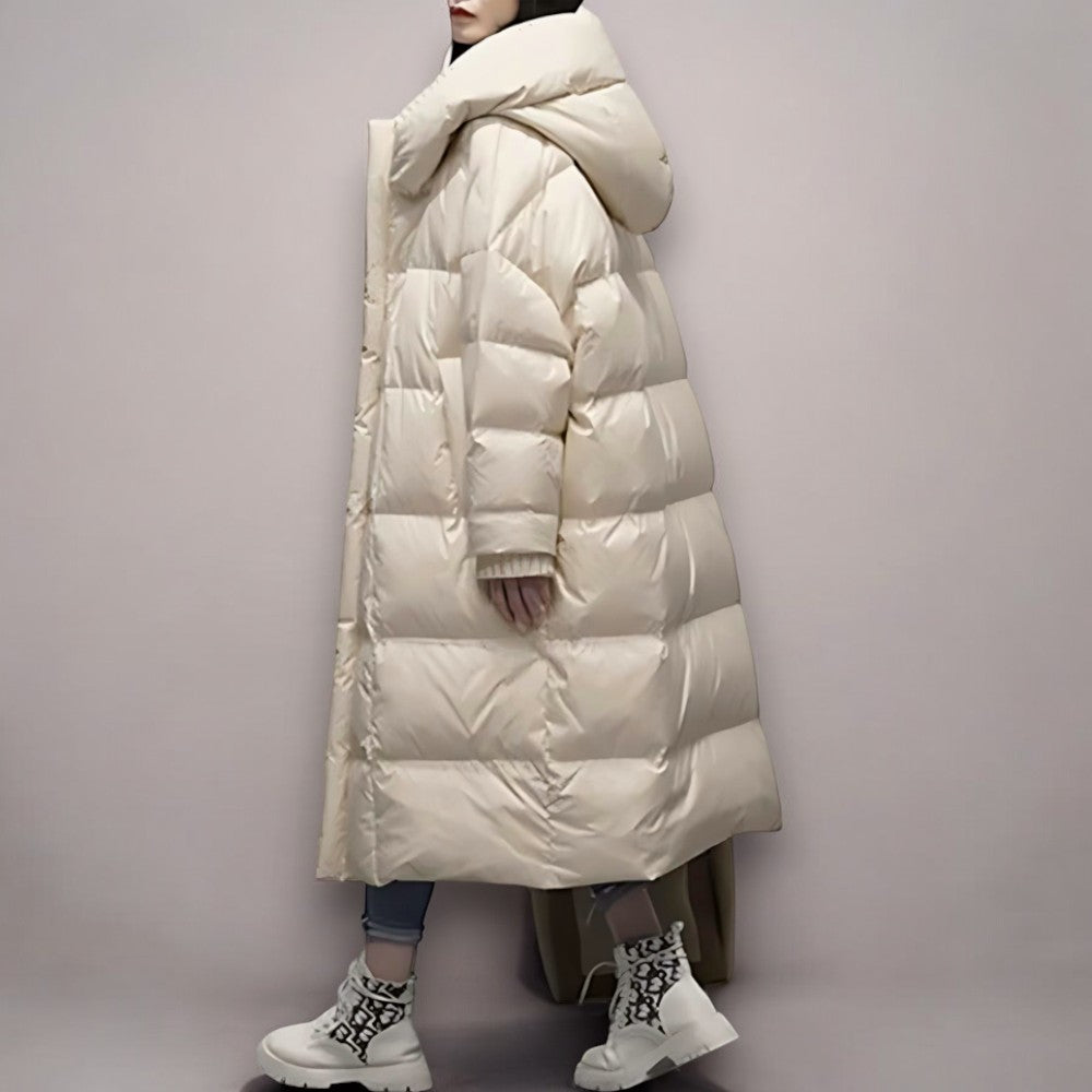 Sylvia - Elegante Oversized Gewatteerde Winterjas