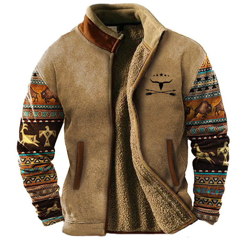 Nathan - Stijlvol Vintage Fleece Vest