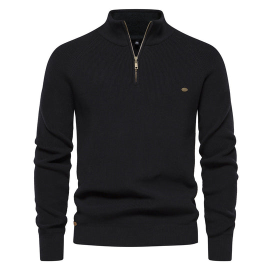 Noah - Trui Luxe Half Zip Heren