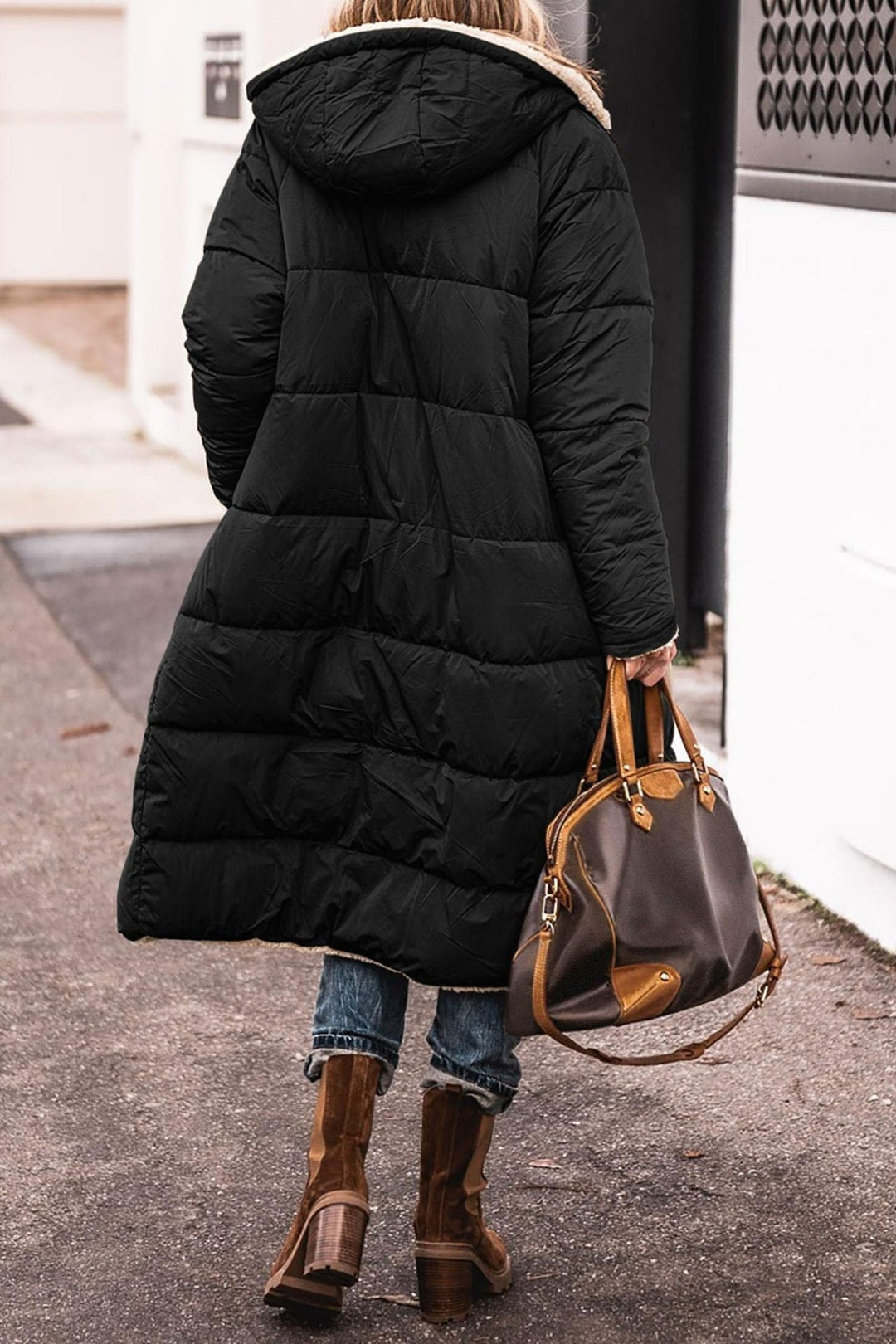 Rachel - Elegante Teddy Gewatteerde Winterjas