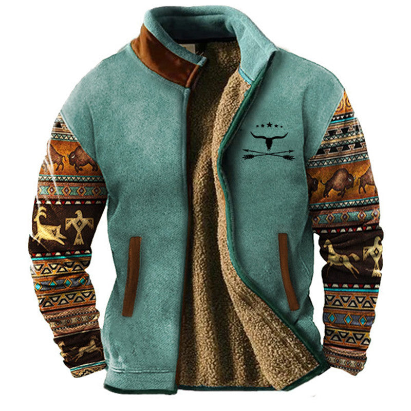 Nathan - Stijlvol Vintage Fleece Vest