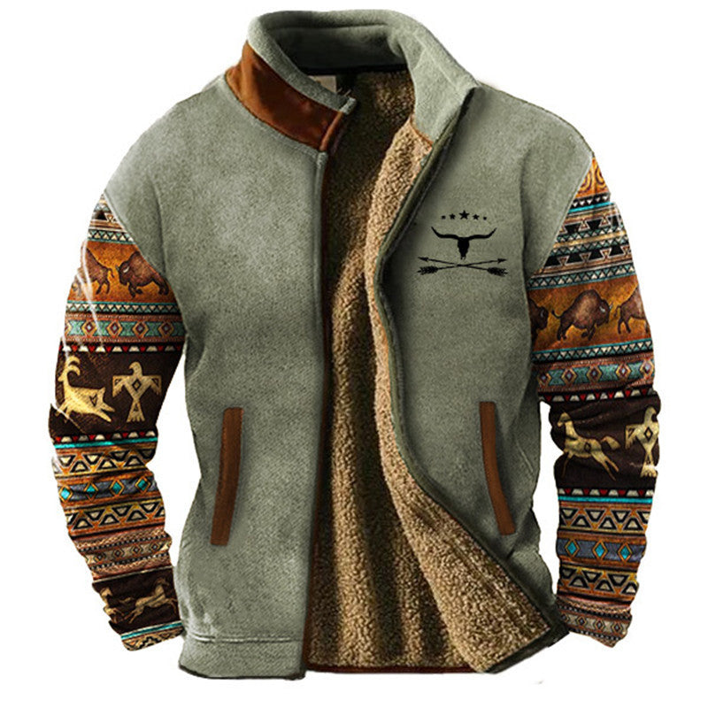 Nathan - Stijlvol Vintage Fleece Vest