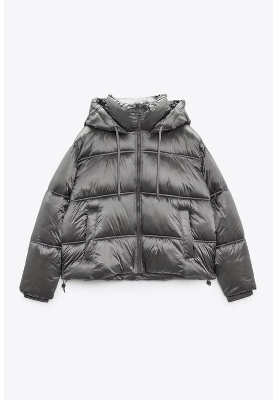Simone - Stijlvolle Oversized Gewatteerde Winterjas