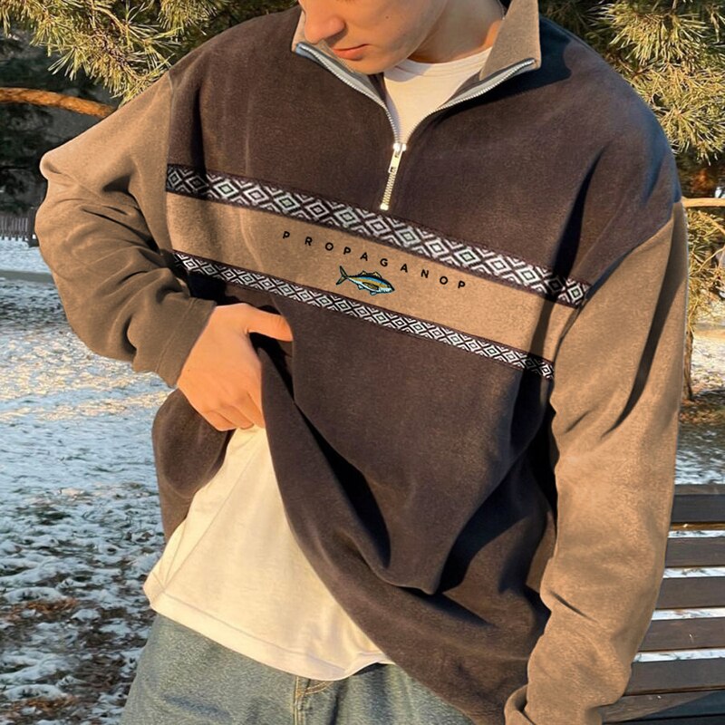 Luca - Stijlvol Fleece Geruit Vest