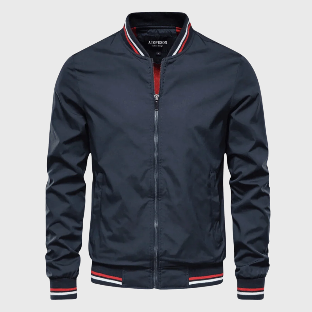 Giulio | Klassieke Gestreepte Varsity Bomberjack