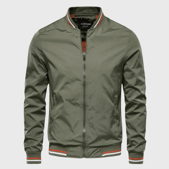 Giulio | Klassieke Gestreepte Varsity Bomberjack