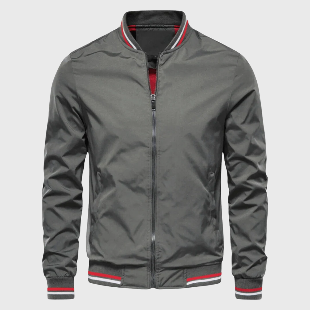 Giulio | Klassieke Gestreepte Varsity Bomberjack