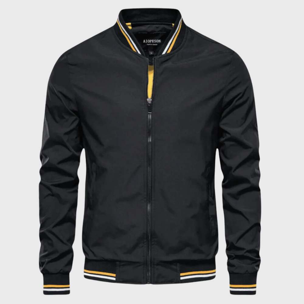 Giulio | Klassieke Gestreepte Varsity Bomberjack