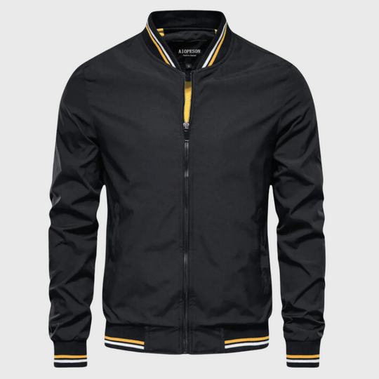 Giulio | Klassieke Gestreepte Varsity Bomberjack