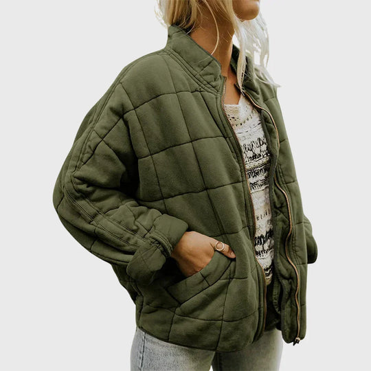 Fiona - Stijlvolle Oversized Gewatteerde Jas