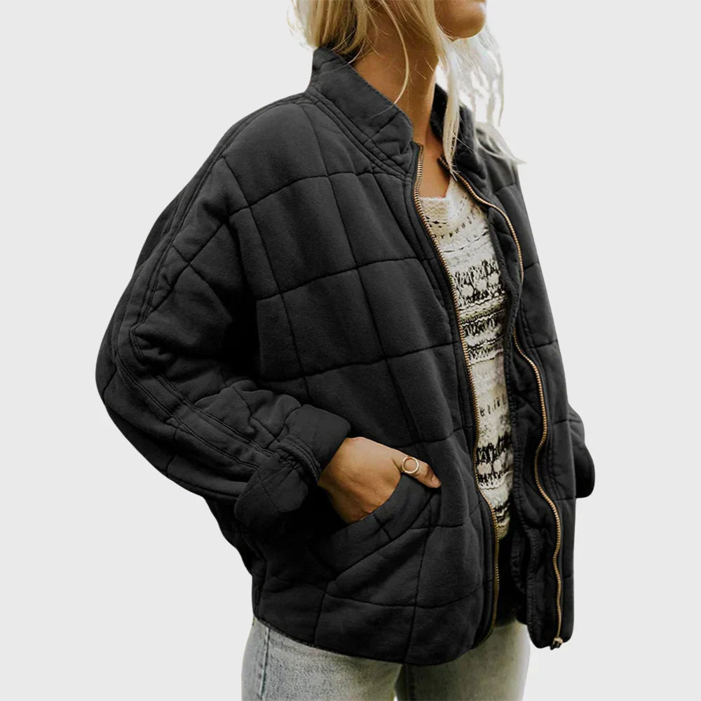 Fiona - Stijlvolle Oversized Gewatteerde Jas