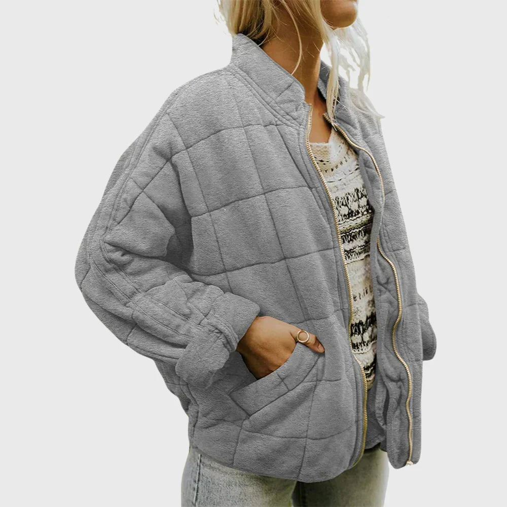 Fiona - Stijlvolle Oversized Gewatteerde Jas