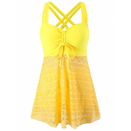 Ingrid - Elegante Badpakjurk met Kant