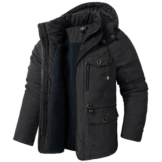 Thomas | Stijlvolle Waterdichte Teddy Gevoerde Parka