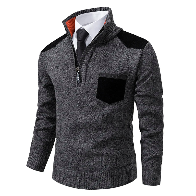 Noah - Trui  Half Zip Heren
