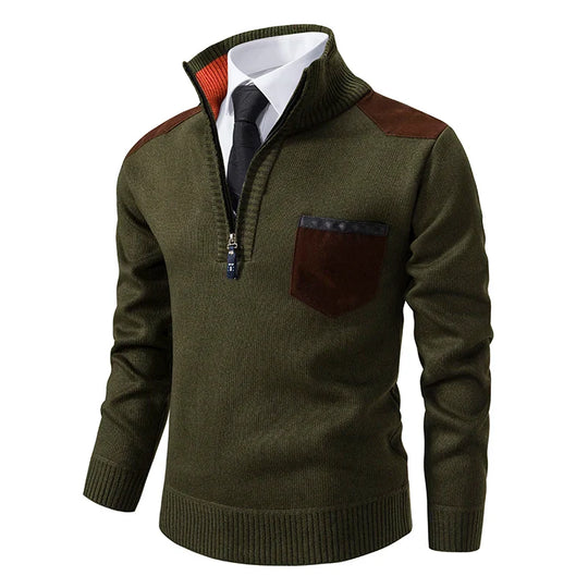 Noah - Trui  Half Zip Heren