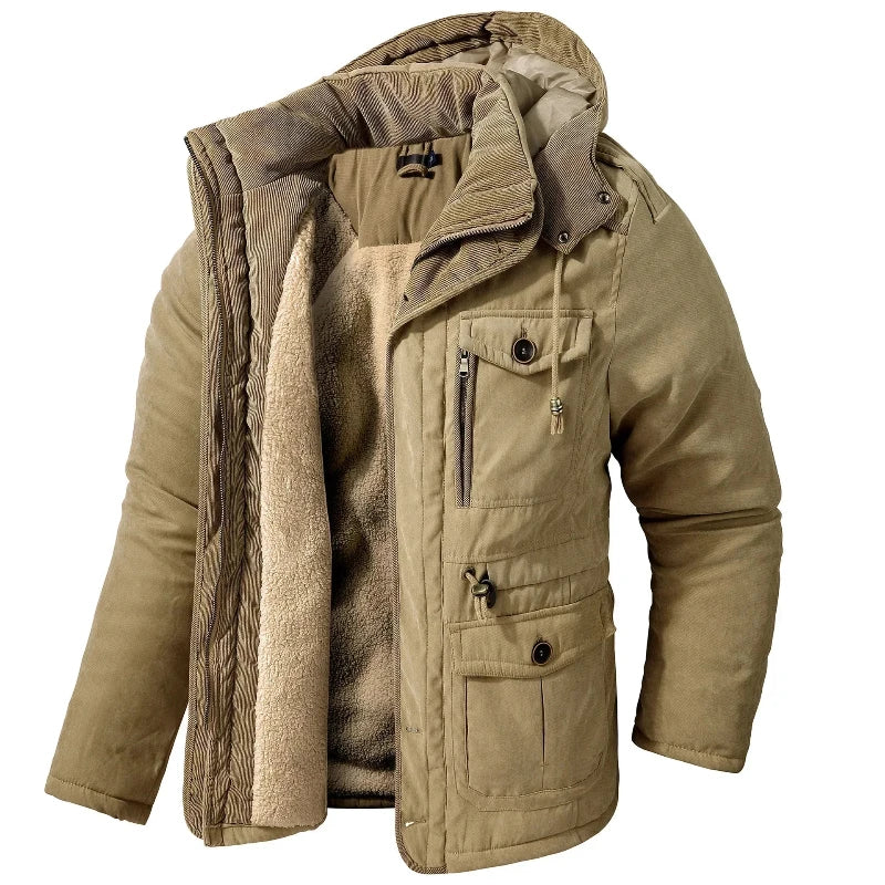 Thomas | Stijlvolle Waterdichte Teddy Gevoerde Parka