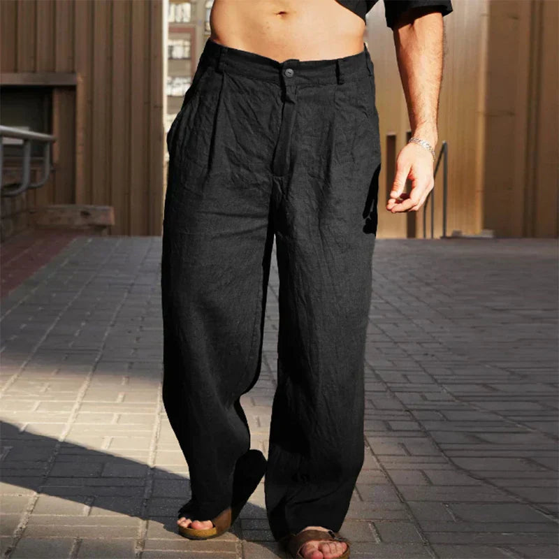 Lotte - Luchtige Linnen Broek Dames