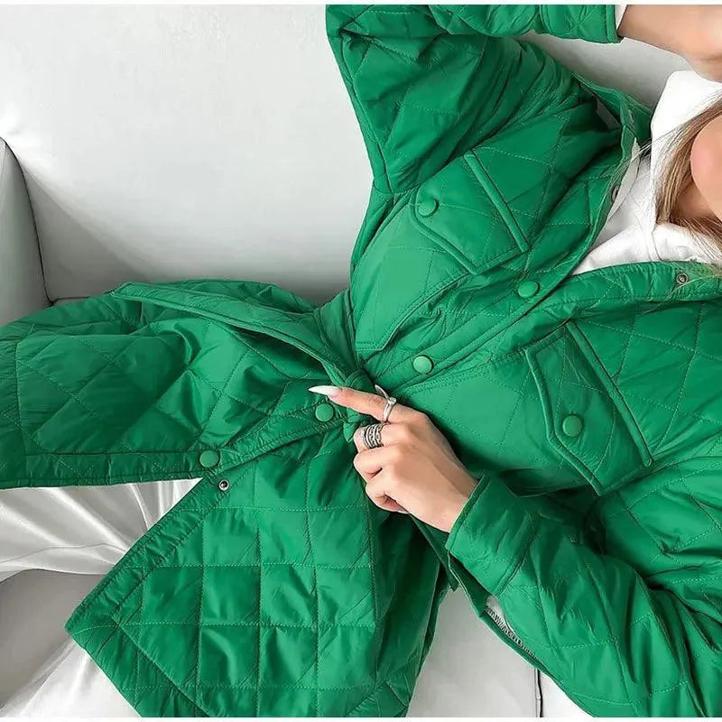 Helen - Stijlvolle Gewatteerde Winterjas