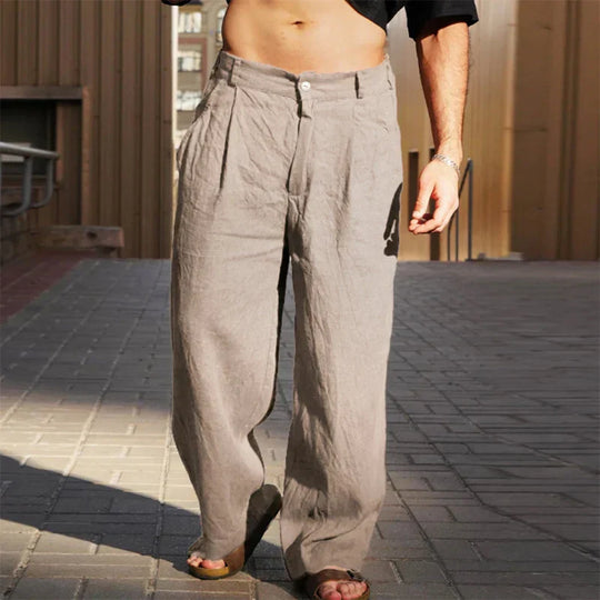 Lotte - Luchtige Linnen Broek Dames