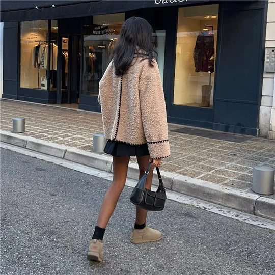 Deborah - Elegante Oversized Teddy Winterjas