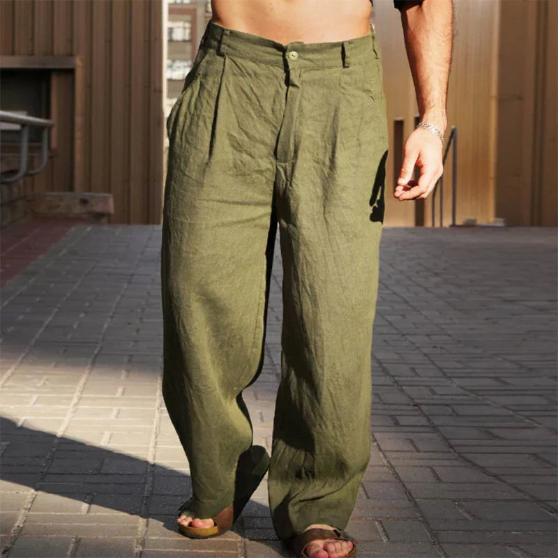 Lotte - Luchtige Linnen Broek Dames