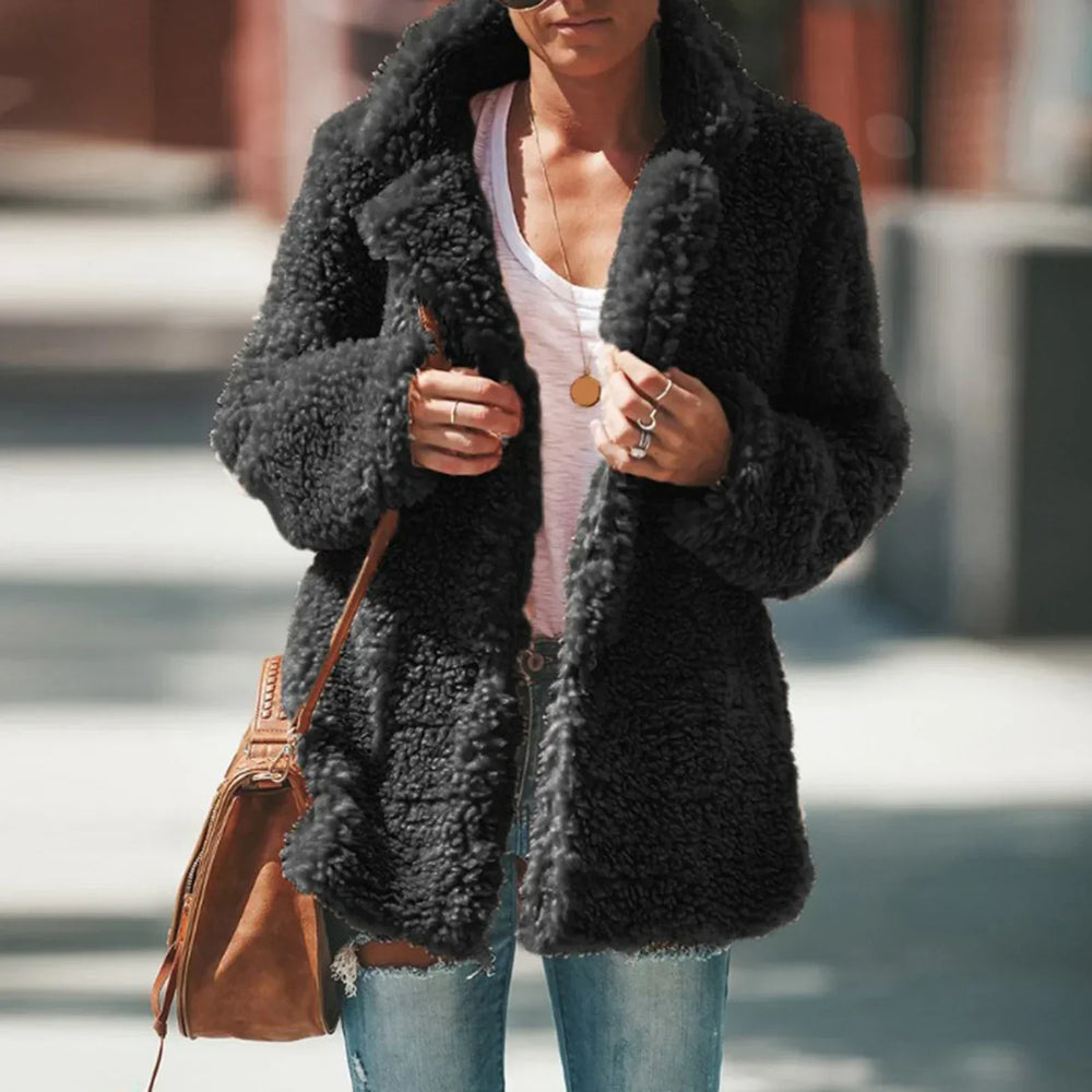 Victoria - Elegante Dikke Teddy Winterjas