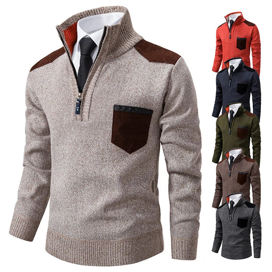 Noah - Trui  Half Zip Heren