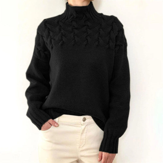 Dames Kasjmier Coltrui Oversized Gebreid