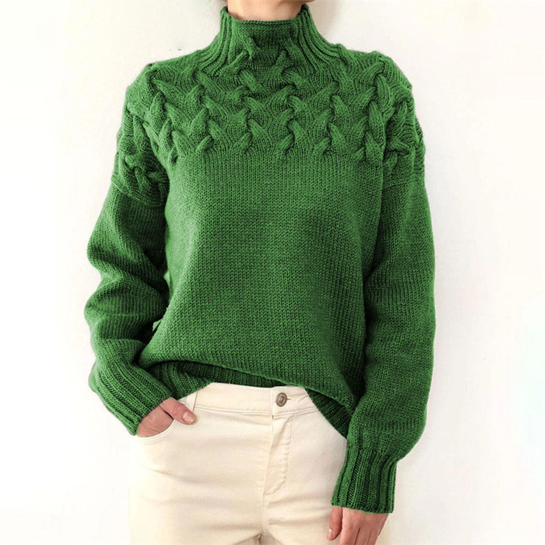 Dames Kasjmier Coltrui Oversized Gebreid