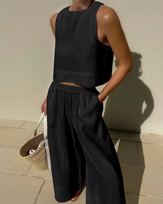 Livia – Maxi-Jurk Met Een V-Hals En Elegante Details, Van Zacht Katoen