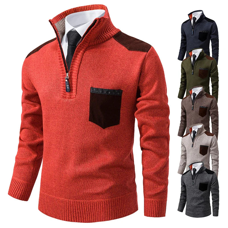Noah - Trui  Half Zip Heren