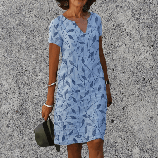 Laura - Stijlvolle zomerjurk met Bloemenprint Dames
