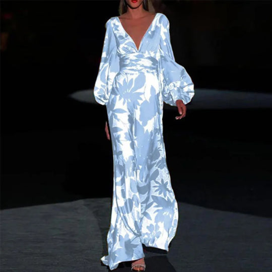 Diana - Stijlvolle V-Hals Jurk Voor Een Vrouwelijke En Elegante Look