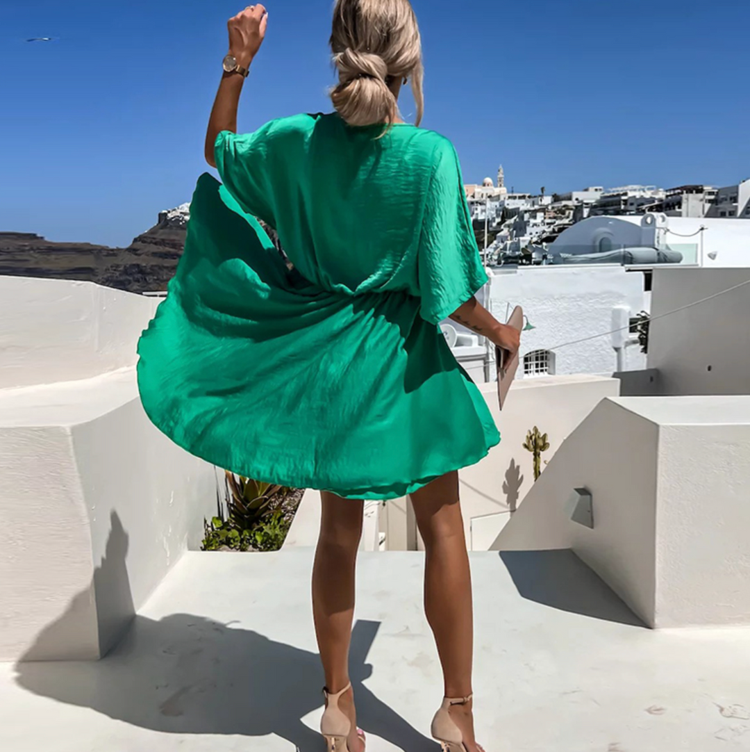 Simona - Zomerse Jurk Met Luchtige Pasvorm En Modieuze Look